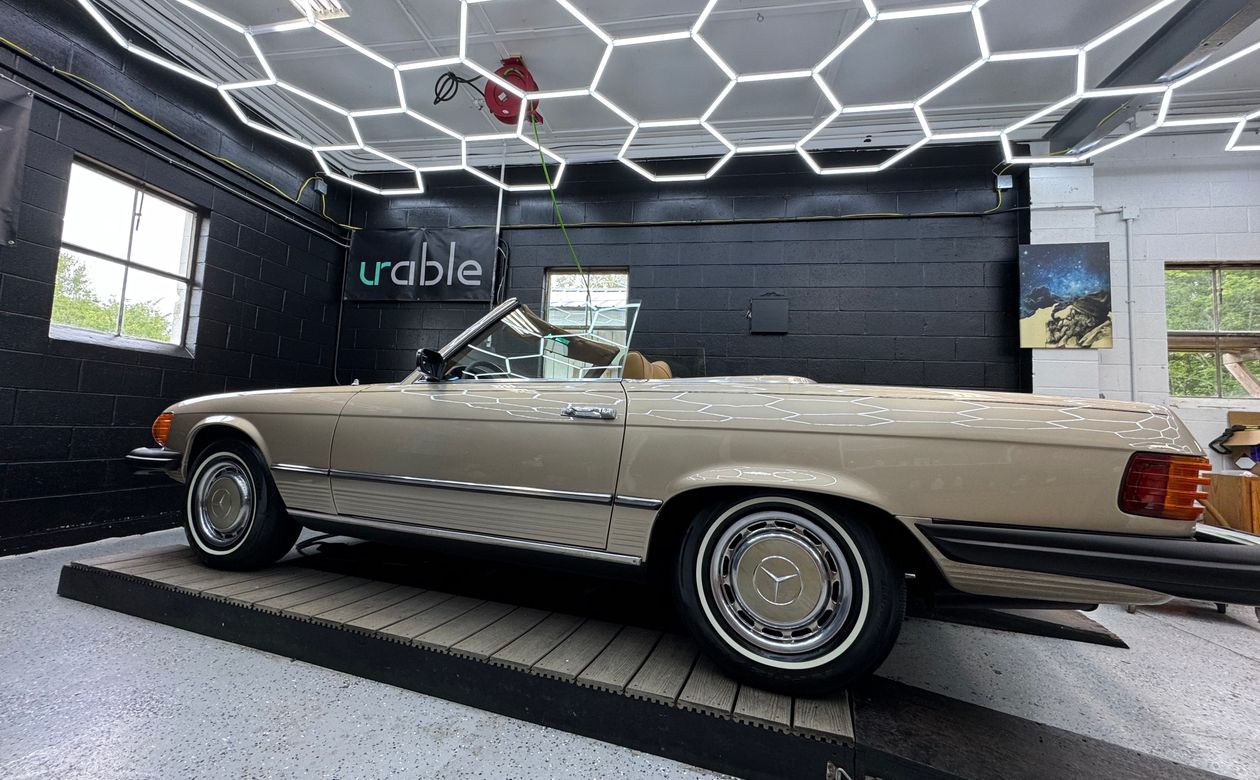 beige car