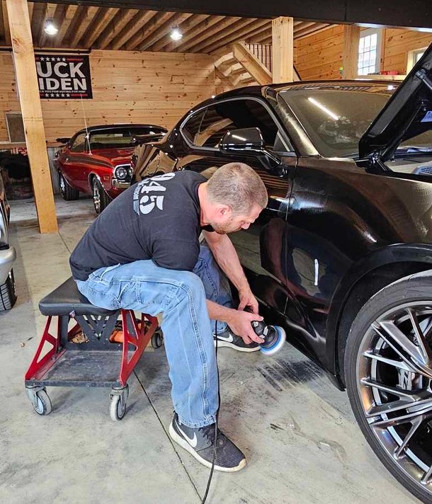 car detail before & after