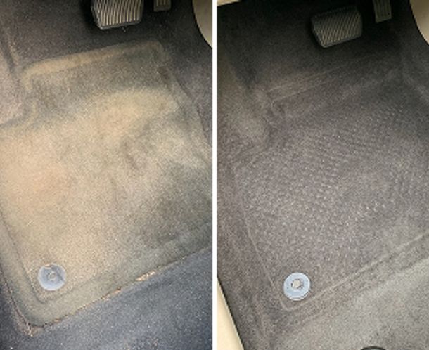 car detail before and after